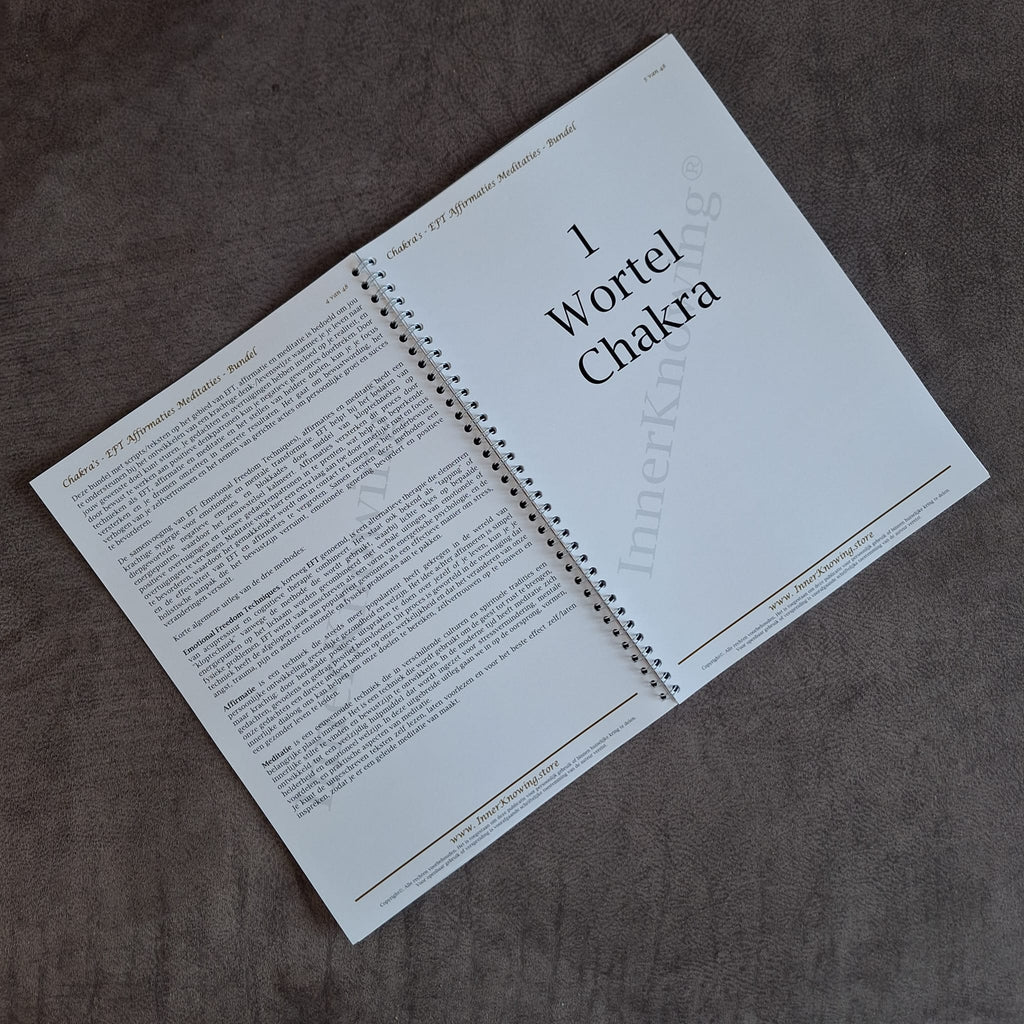 EFT Affirmaties Meditaties - Bundel Scripts - Ring uitvoering